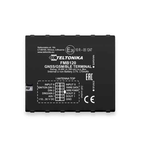 TELTONIKA FMB120 GNSS/GSM/BLUETOOTH, SEKIKLIS
