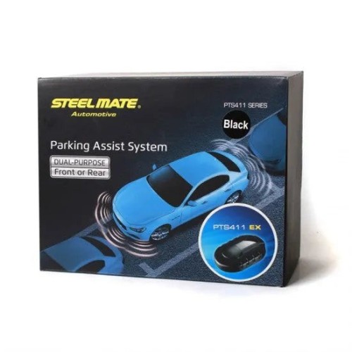 STEELMATE PTS411EX, PARKAVIMO SISTEMA AUTOMOBILIUI (GALUI ARBA PRIEKIUI)