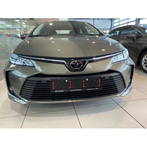 STEEL MATE COROLLA SEDANAS 2019, JUODA MATINĖ, PRIEKIO PARKAVIMO S