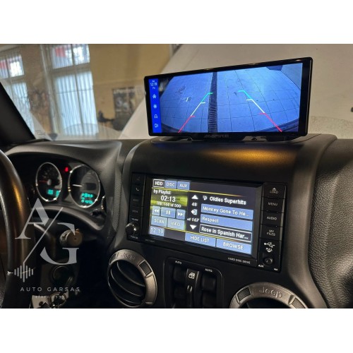 WRANGLER, GALINĖ VAIZDO KAMERA + CARPLAY EKRANAS WRANGLER, GALINĖ VAIZDO KAMERA + CARPLAY EKRANAS