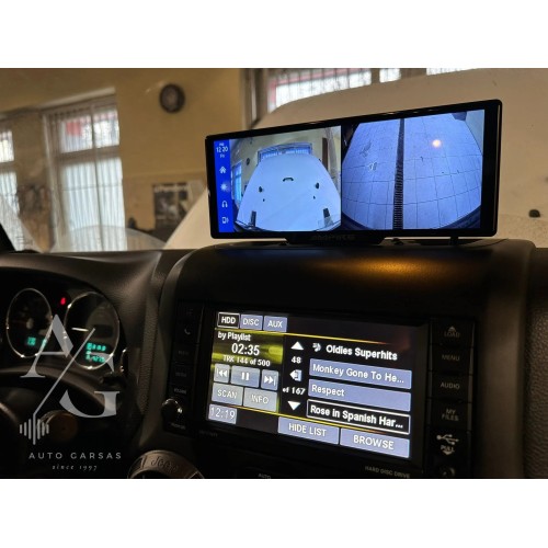 WRANGLER, GALINĖ VAIZDO KAMERA + CARPLAY EKRANAS WRANGLER, GALINĖ VAIZDO KAMERA + CARPLAY EKRANAS