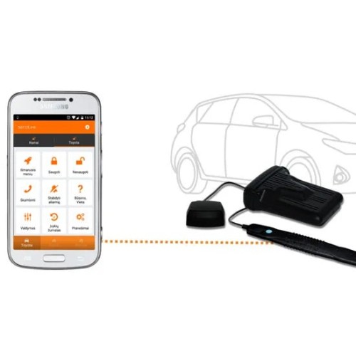 MODERNI SIGNALIZACIJA AUTOMOBILIUI GSM-GPS