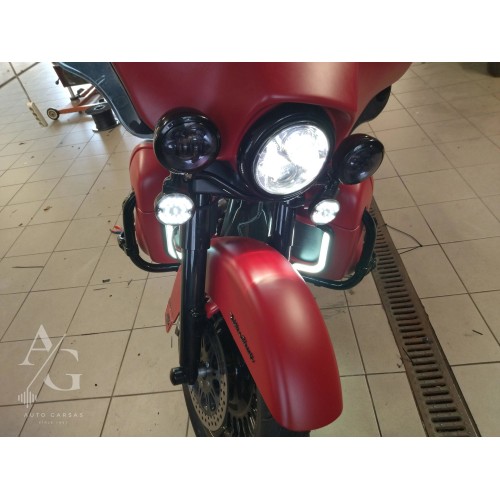 HARLEY DAVIDSON STREET GLIDE, GARSO APARATŪRA