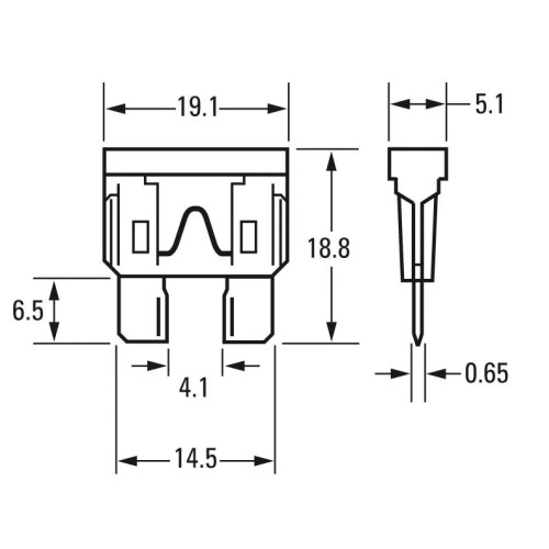AMPIRE XSM10, SAUGIKLIŲ LAIKIKLIS (6–10 MM²) SU ATO SAUGIKLIAIS
