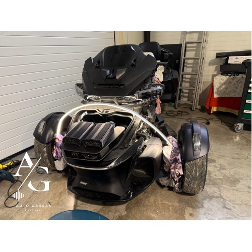 CANAM SPYDER (2020M), GARSO APARATŪROS PROJEKTAS MOTOCIKLUI