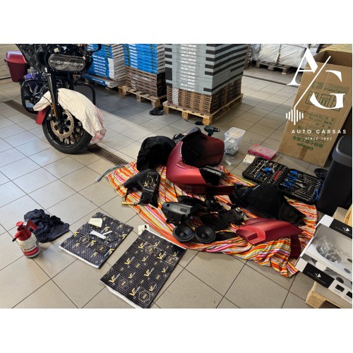 HARLEY DAVIDSON, PATOBULINTA GARSO APARATŪRA