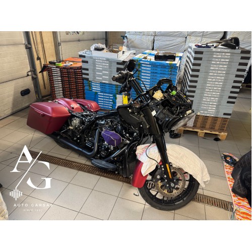 HARLEY DAVIDSON, PATOBULINTA GARSO APARATŪRA