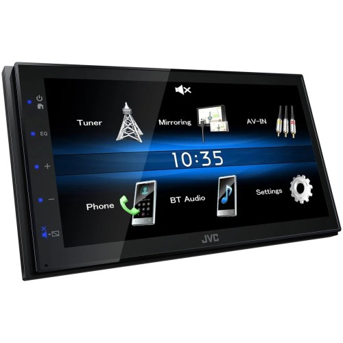 MULTIMEDIJA AUTOMOBILIUI JVC KW-M25BT, USB, BLUETOOTH, ANDROID MIRRORING 25BT