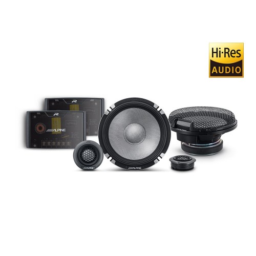 ALPINE    R2-S652 NAUJOS KARTOS KOMPONENTINIAI 2-JŲ JUOSTŲ AUTOMOBILINIAI GARSIAKALBIAI GALIA