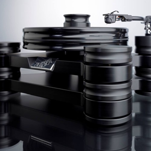 TRANSROTOR    DARK STAR REFERENCE PLOKŠTELIŲ GROTUVAS + SME 5009 + MC MERLO + KONSTANT M1 REFERENCE 