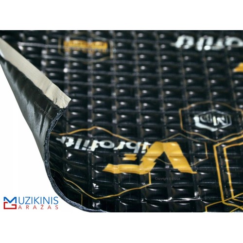 NOISE PROTECTION    PROFI VIBROFILTR 2MM 50X35CM 0.175M² VIBRACIJAS IR GARSĄ SUGERIANTI MEDŽIAGA